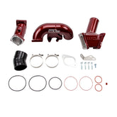 Wehrli Custom Fab 2007.5-2010 LMM Duramax High Flow 3" Y-Bridge Kit, WCFab Red
